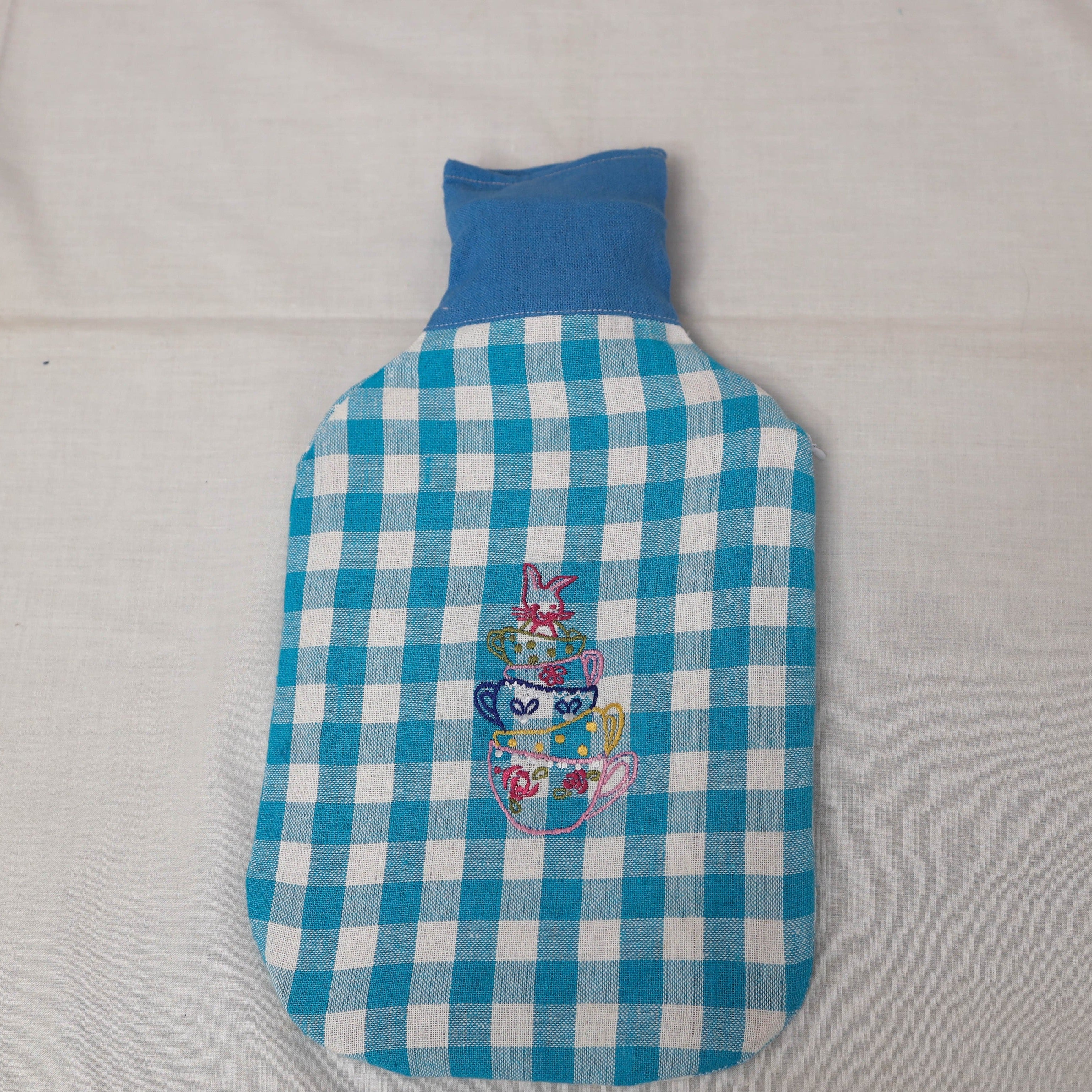 Hot-water bag cover with embroidery (Pre-order)