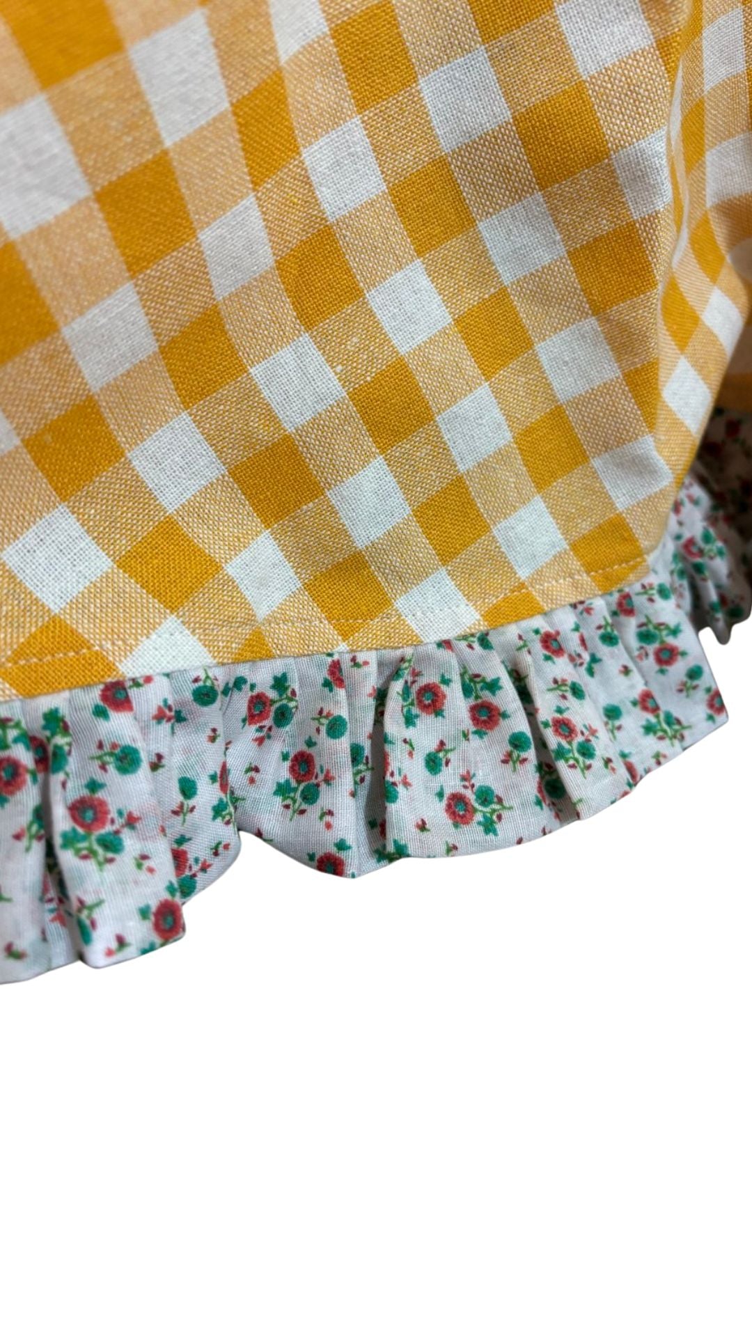 Gingham Print Cover for Mixer Grinder