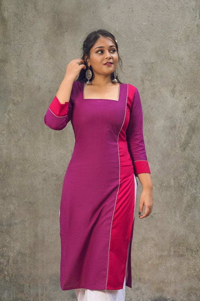 Aamra by Lavanya on Instagram: “#loveforcolors ~ combination of peacockblue  and babypink. For details and … | Pink colour dress, Baby pink dresses,  Colorful dresses